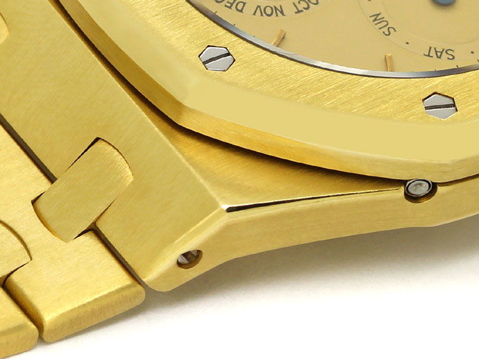 Foto 4 - Audemars Piguet Royal Oak Mond ewiger Kalender-Gold-Uhr, U1541