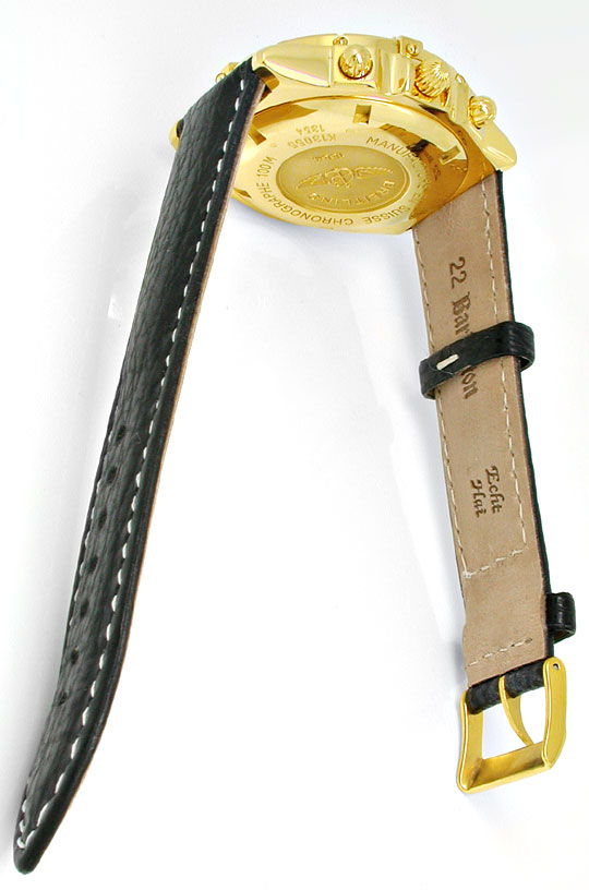 Foto 4 - Breitling Crosswind Chronometer, Gelbgold Geprüft Neuz., U1973